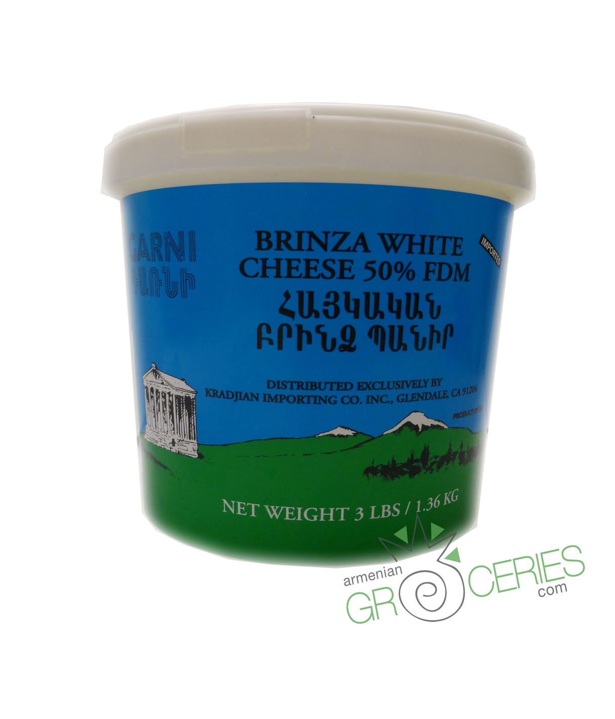 Garni Brinza White Cheese 50% FDM