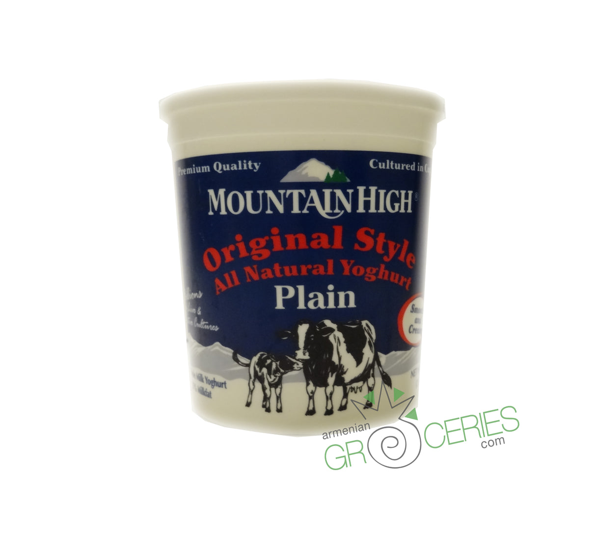 Mountain High Original Style All Natural Yogurt – Plain 16 oz