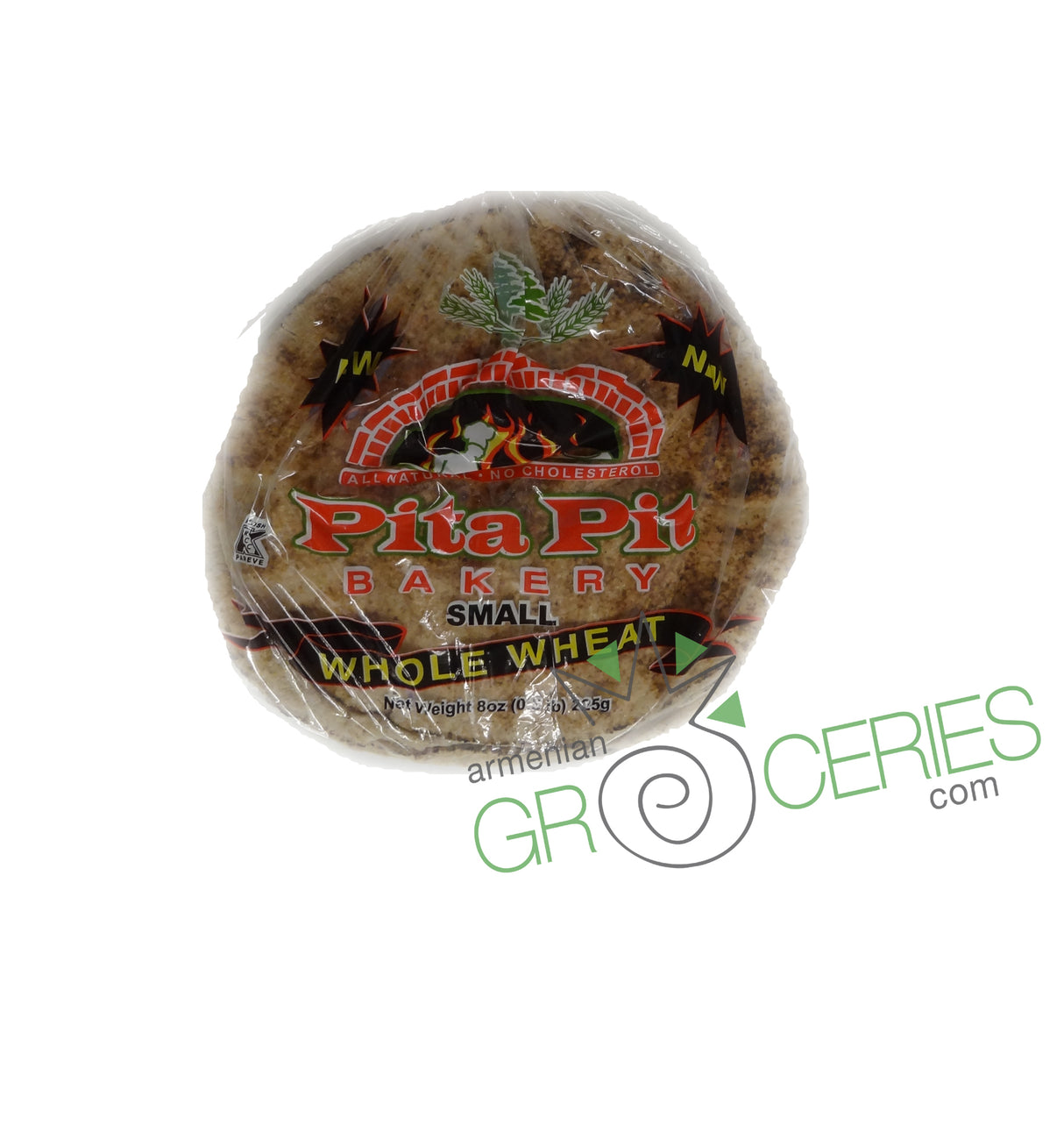 Pita Pit Bakery Small Whole Wheat Pita Bread