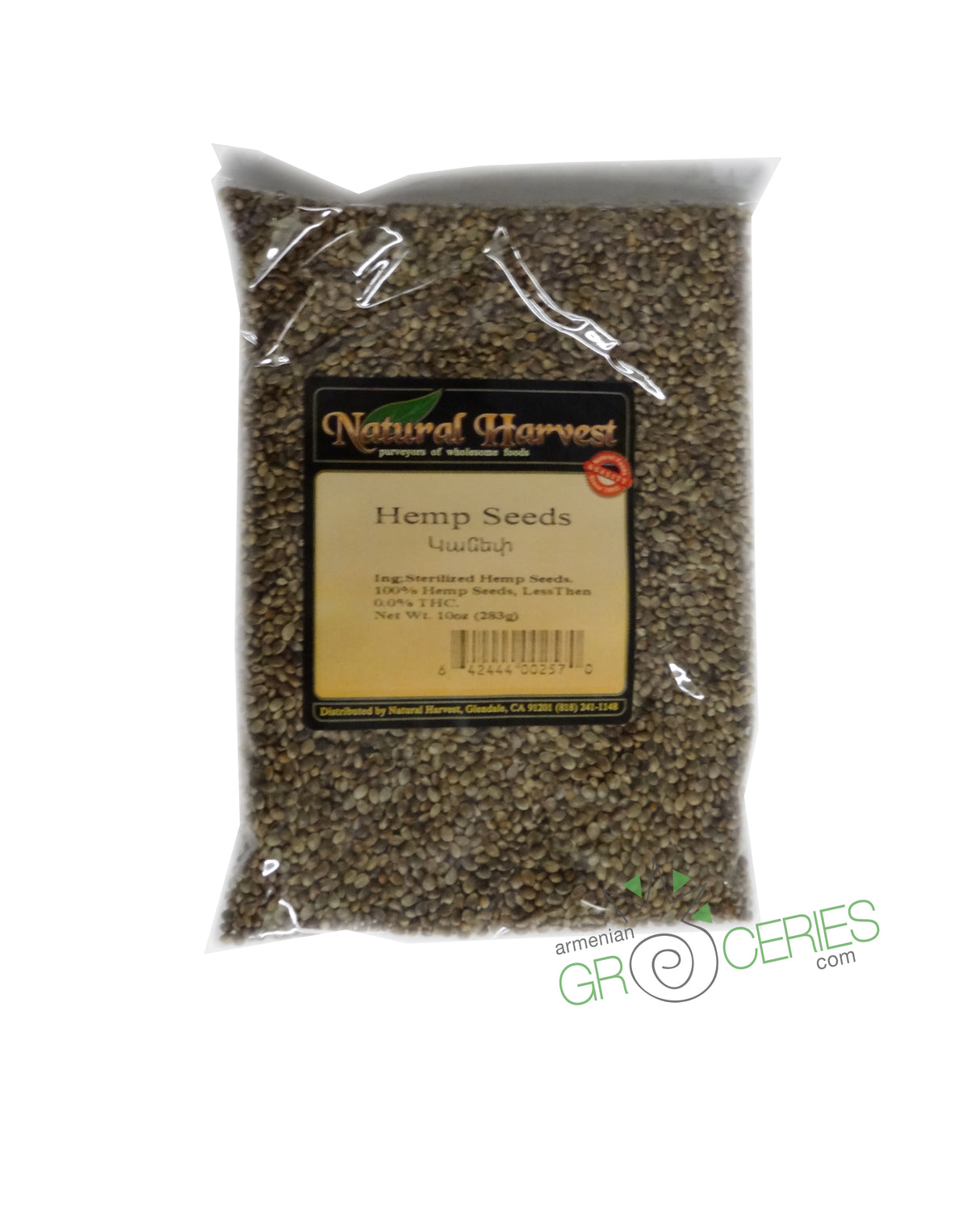 Natural Harvest Hemp Seeds