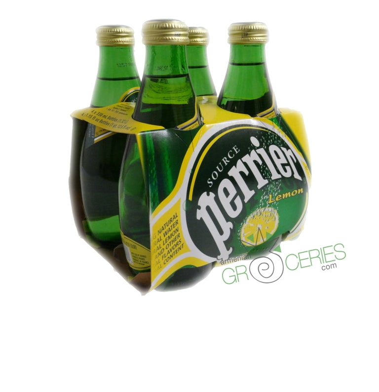 Perrier Sparkling Natural Mineral Water with Lemon