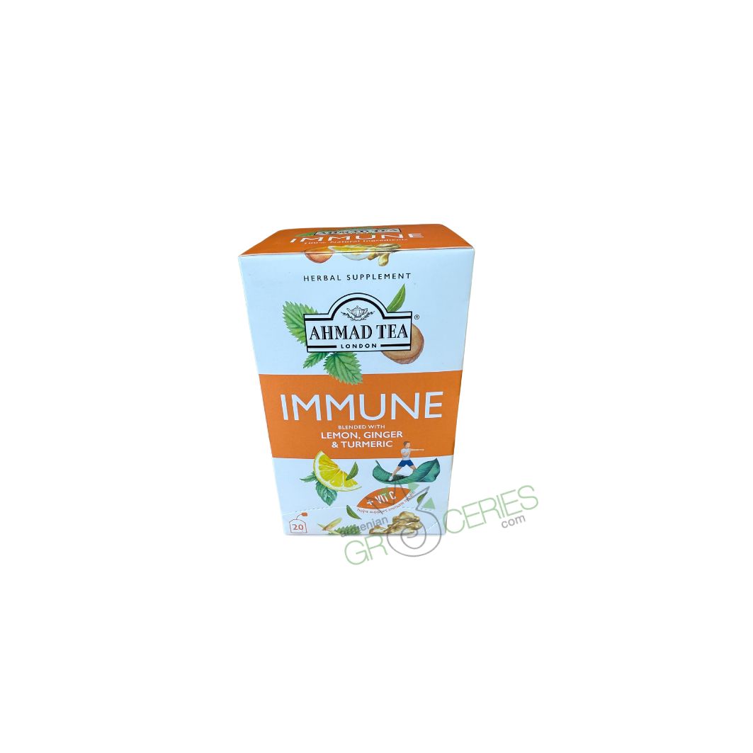 Ahmad Tea – Immune Support Herbal Infusion (Lemon, Ginger & Turmeric)