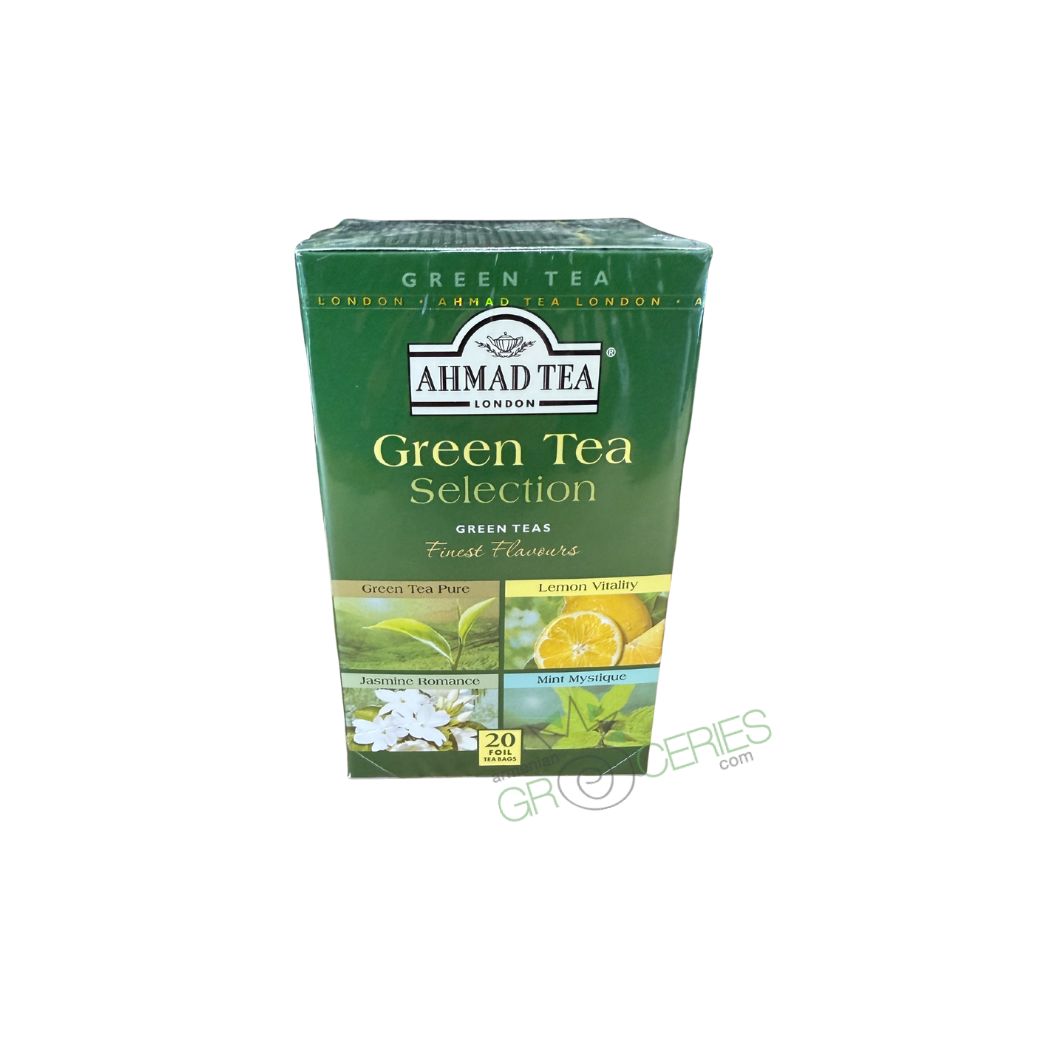 Ahmad Tea Green Tea Selection – 20 Tea Bags (4 Varieties)