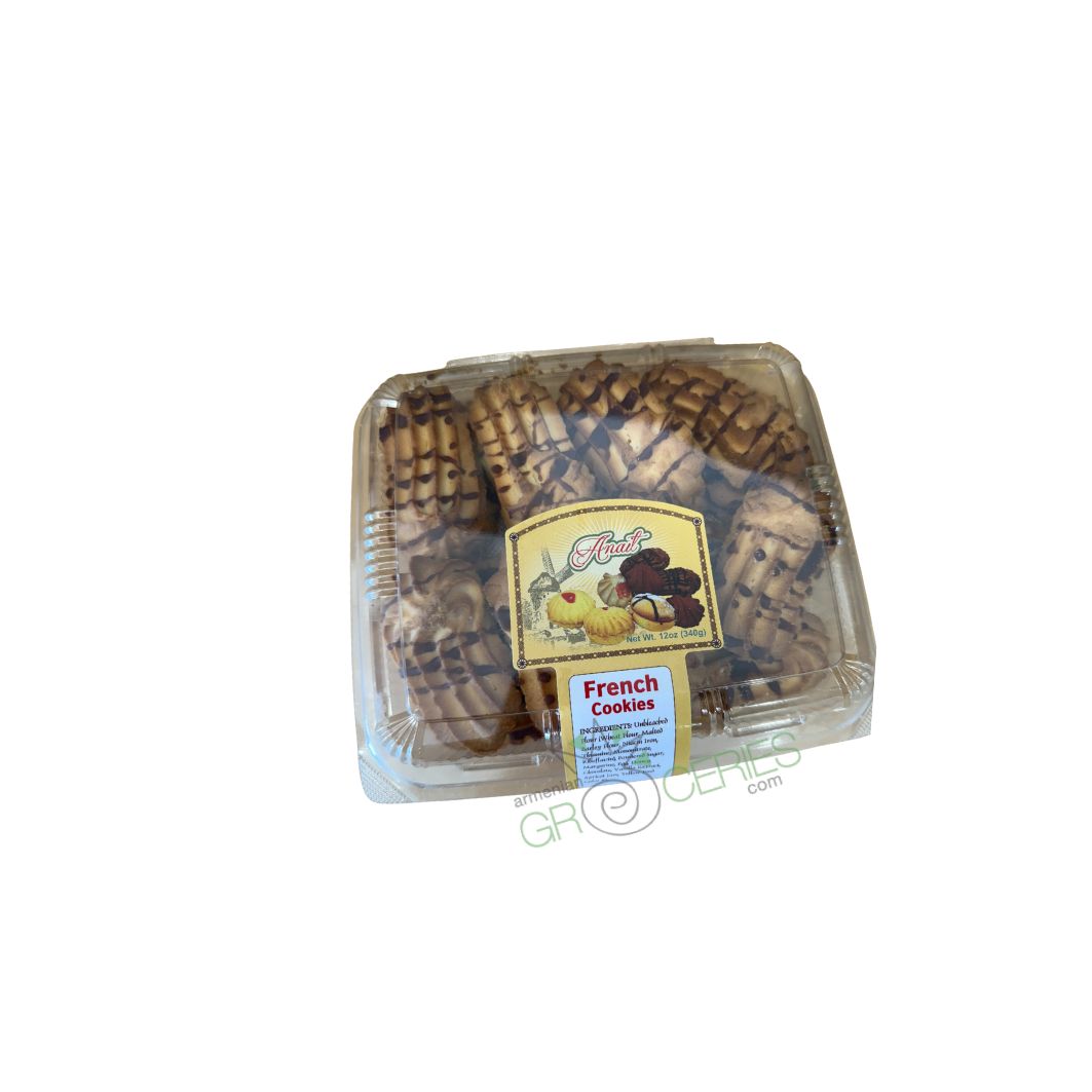 Anait French Cookies – Chocolate-Drizzled Butter Cookies
