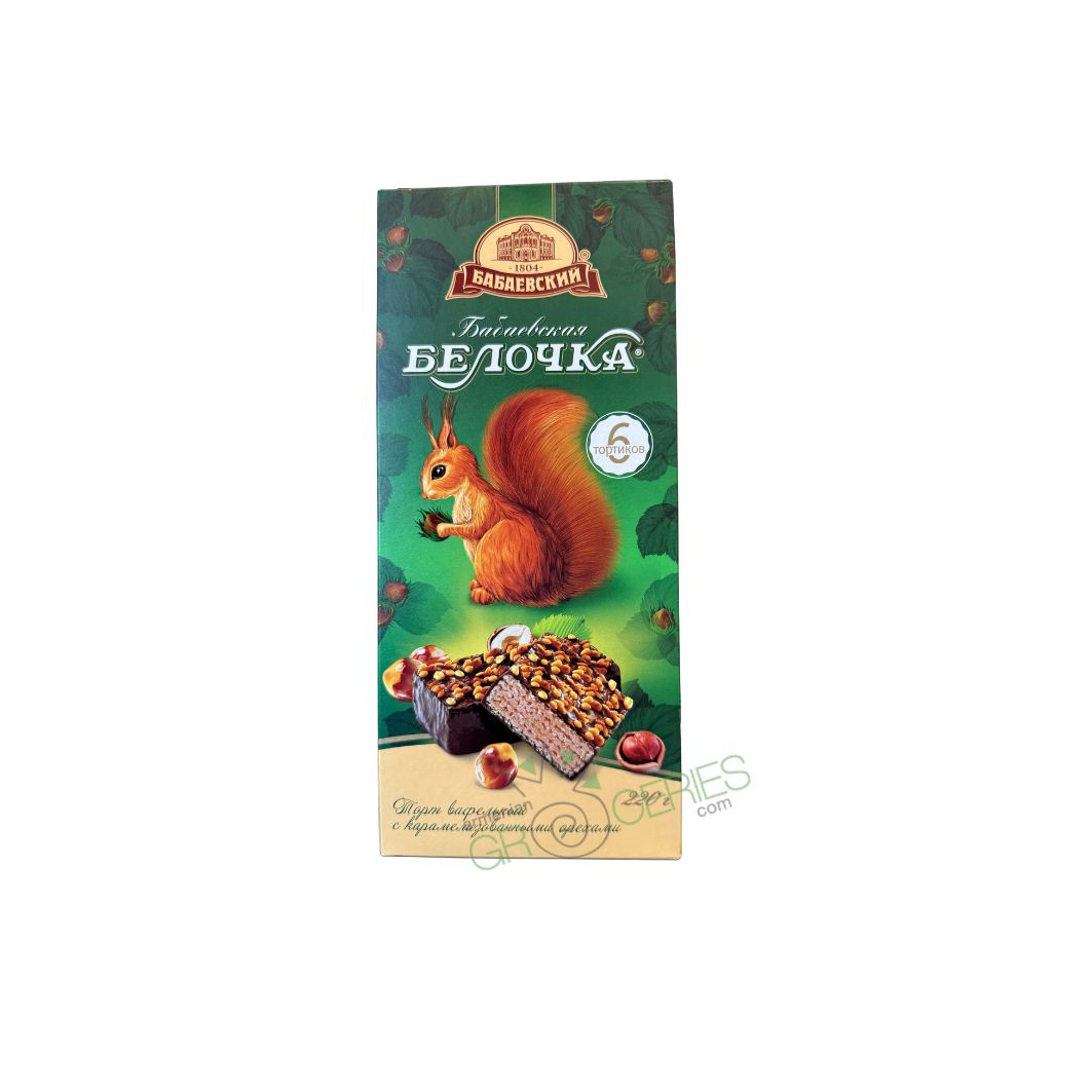 Babayevsky "Белочка" Squirrel Cake with Nuts