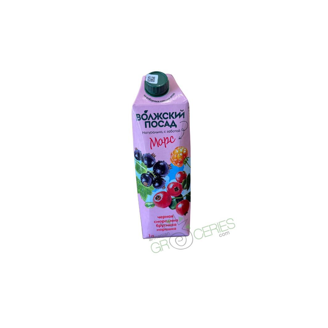 Blackcurrant Lingonberry Cowberry Juice – Volzhskiy Posad