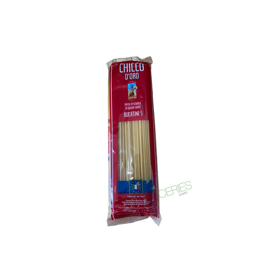 Chicco D’Oro Bucatini No. 5 – Durum Wheat Semolina Pasta