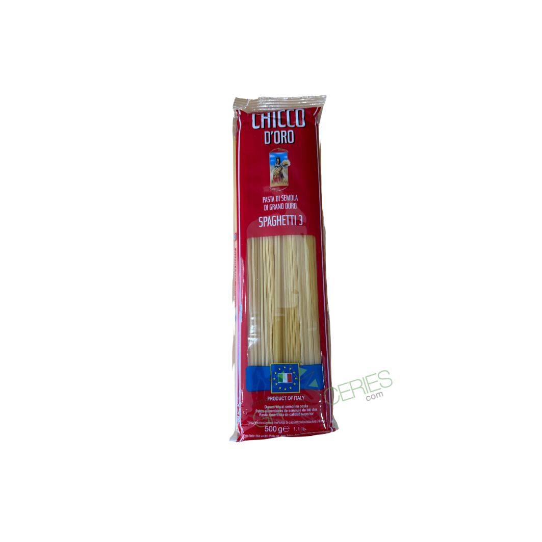 Chicco D’Oro Spaghetti No. 3 – Durum Wheat Semolina Pasta