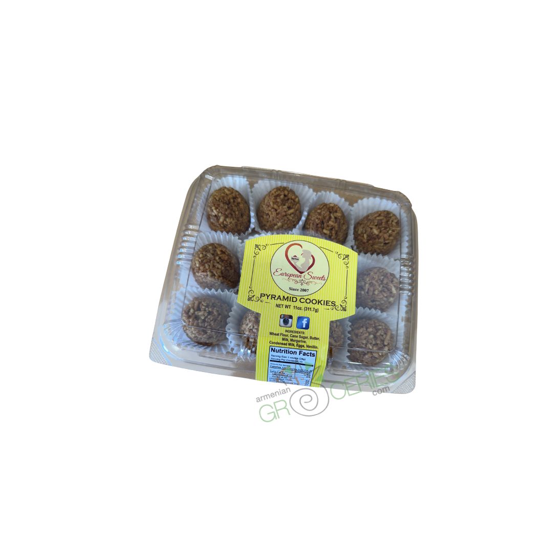 European Sweets Pyramid Cookies