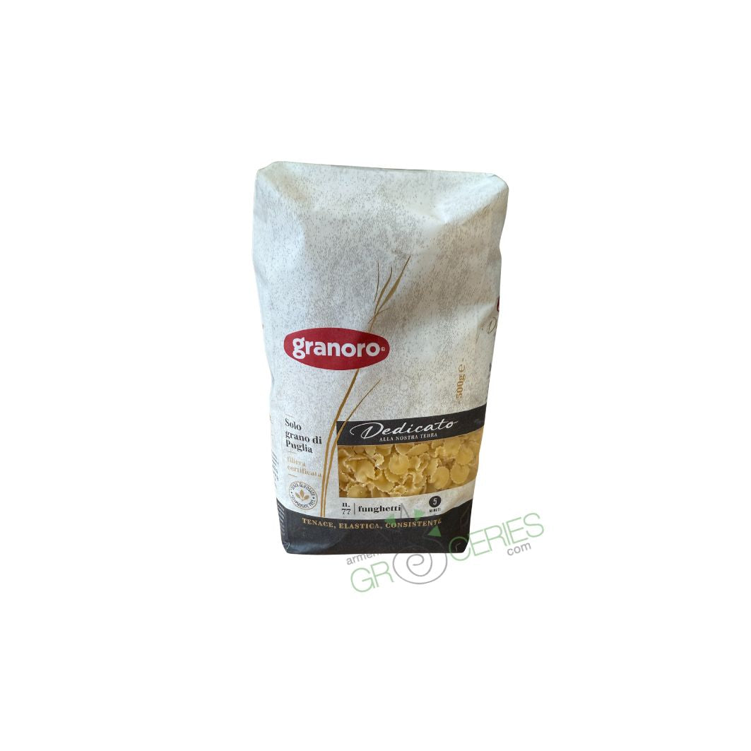 Granoro Dedicato No. 77 Funghetti Pasta – 100% Puglia Wheat