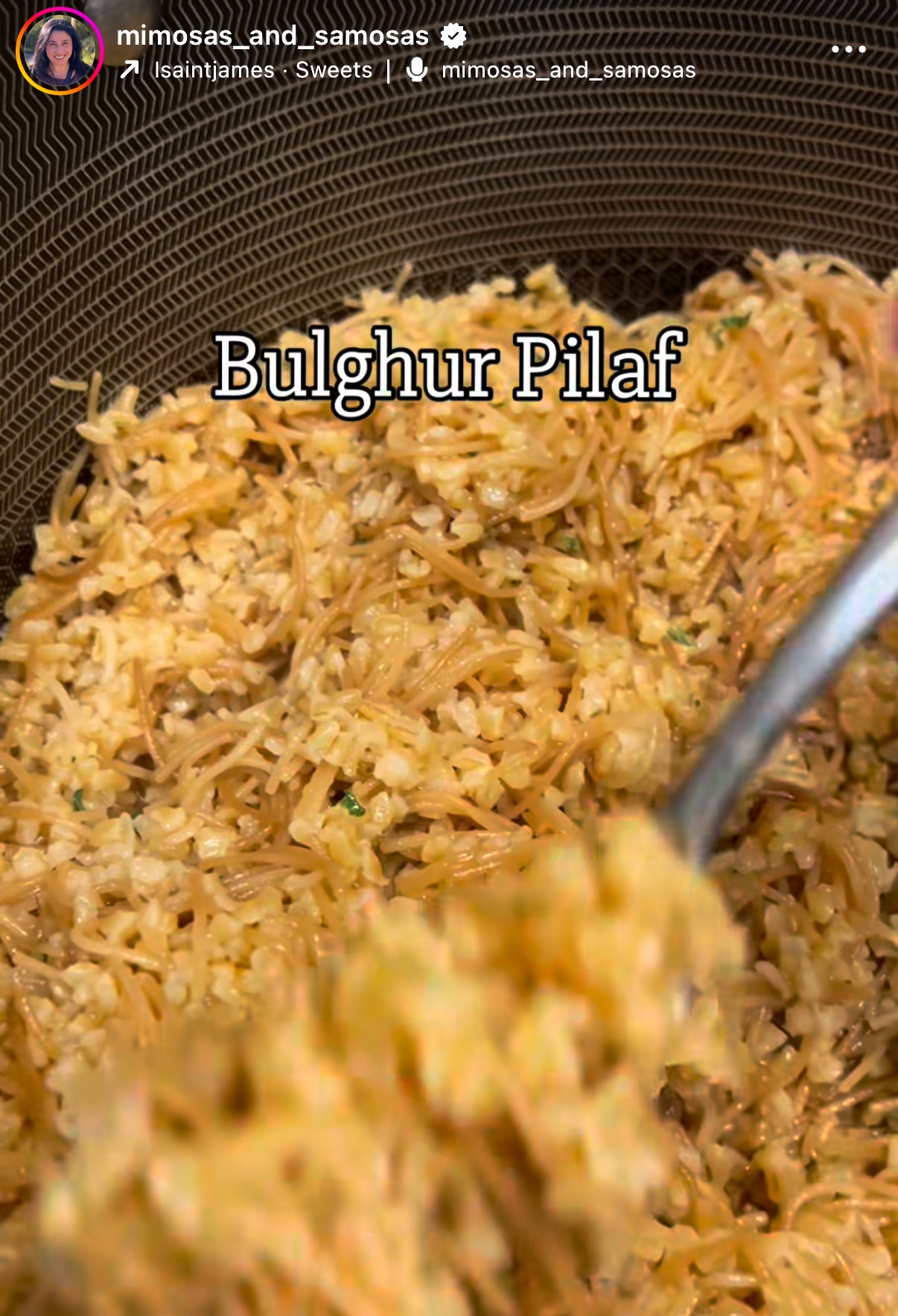 Mary's Bulghur Pilaf Recipe