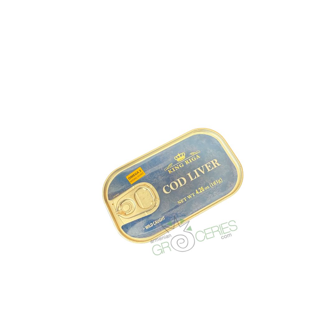 King Riga Cod Liver – Wild Caught, in Own Oil