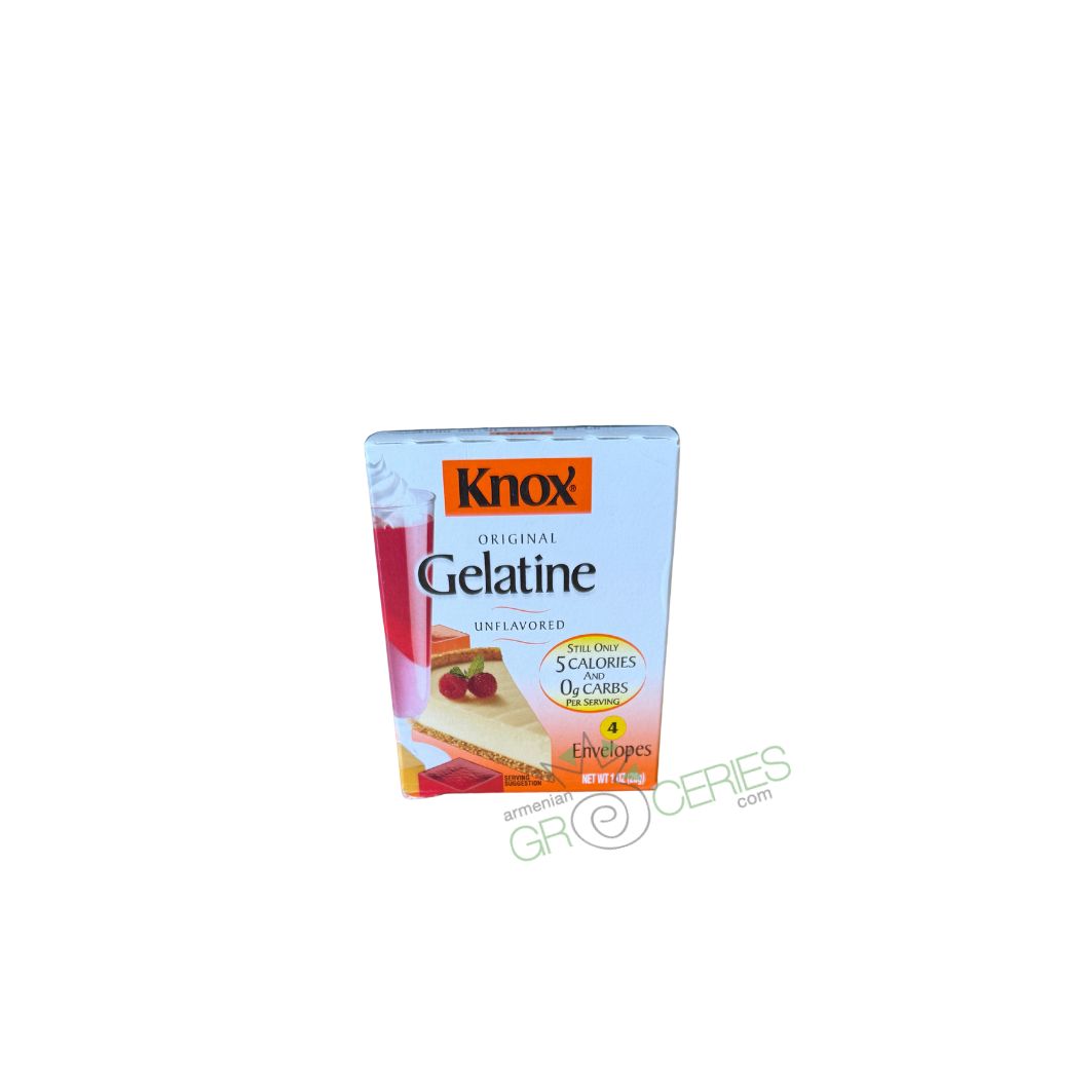 Knox Original Unflavored Gelatine – 4 Envelopes
