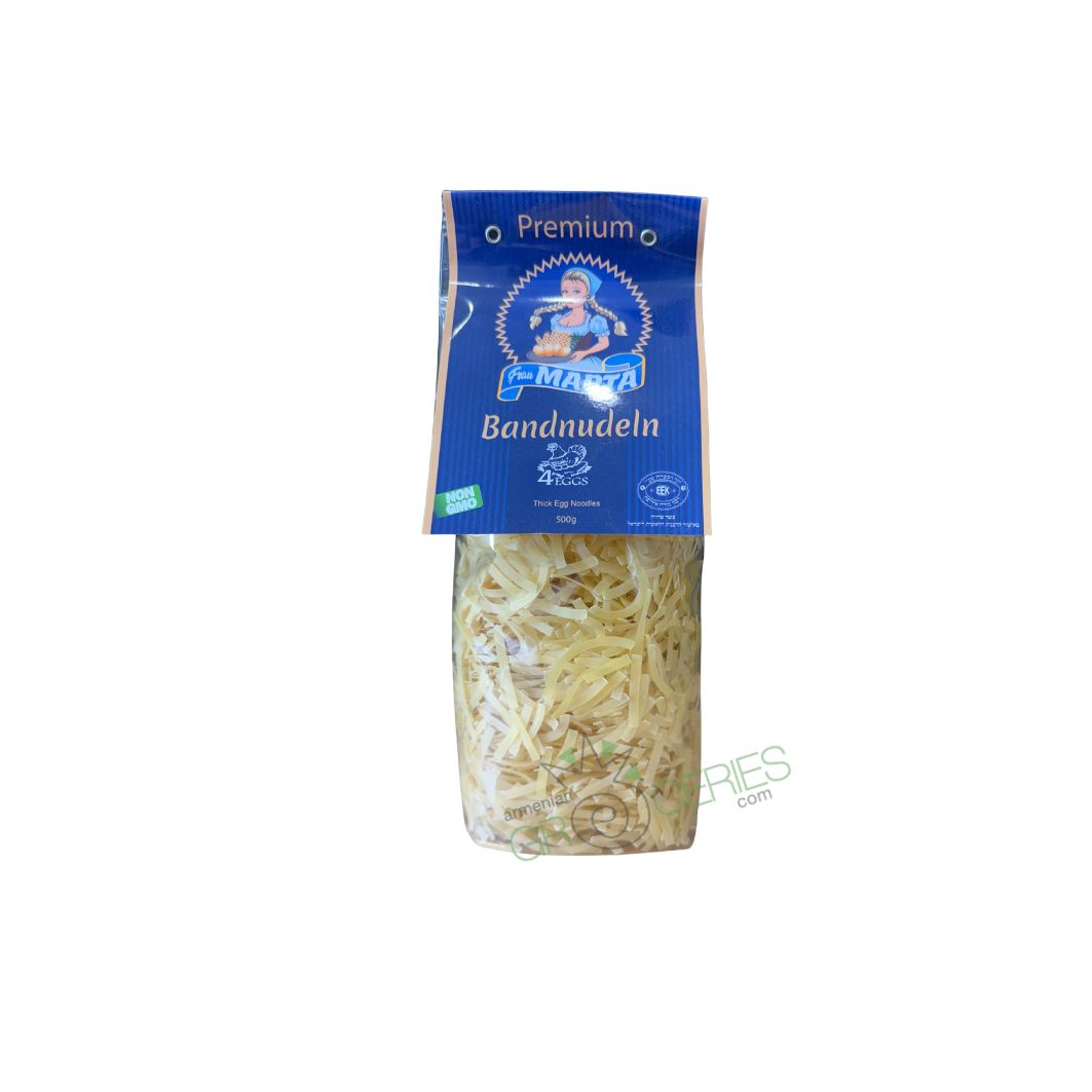 Frau Marta Premium Bandnudeln – Thick Egg Noodles (4 Eggs)