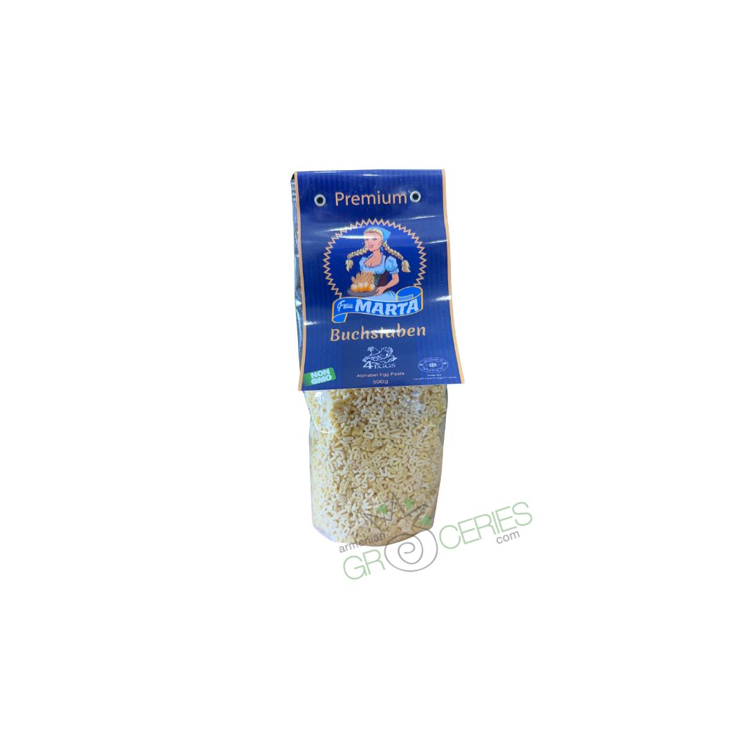 Marta Premium Buchstaben – Alphabet Egg Pasta (Non-GMO)
