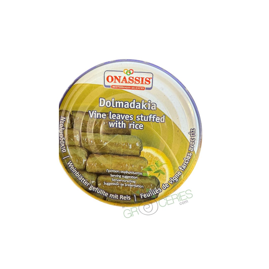 Onassis Dolmadakia – Vine Leaves Stuffed with Rice