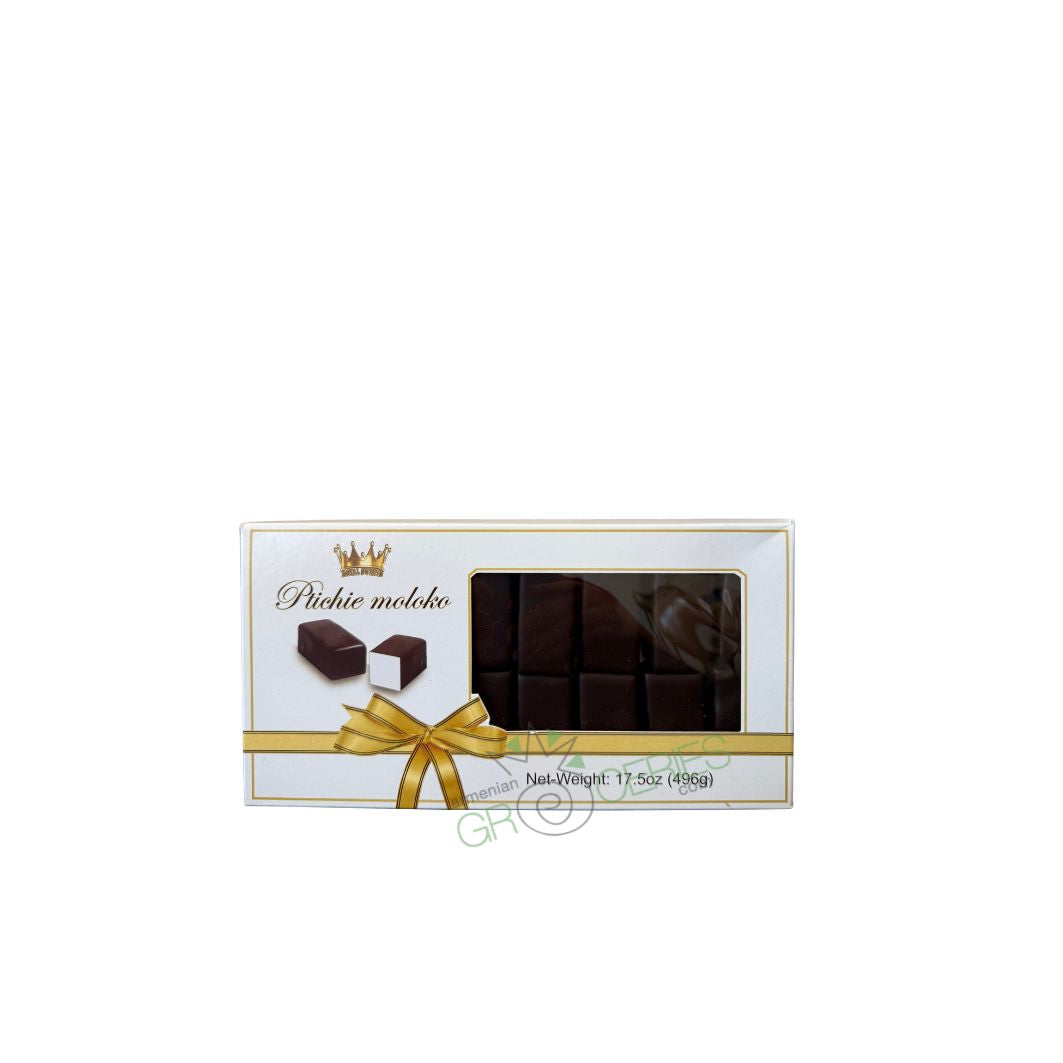 Ptichye Moloko – Bird’s Milk Dark Chocolate Covered Marshmallow Bars