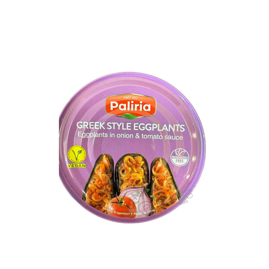 Paliria Greek Style Eggplants in Onion & Tomato Sauce