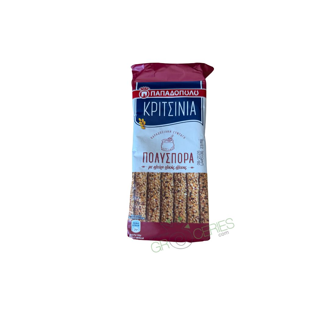 Papadopoulou Kritsinia Multigrain Sesame Breadsticks