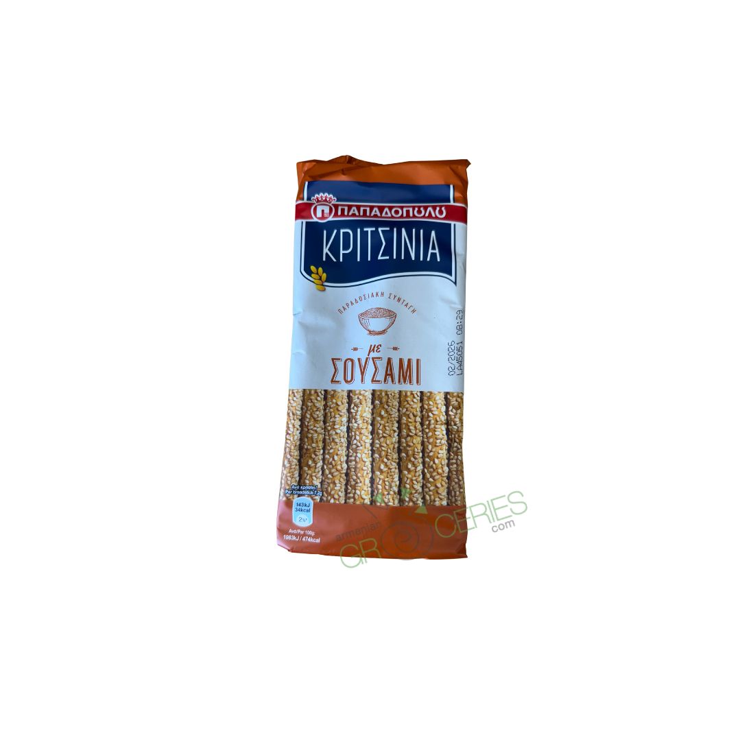 Papadopoulou Kritsinia Sesame Breadsticks