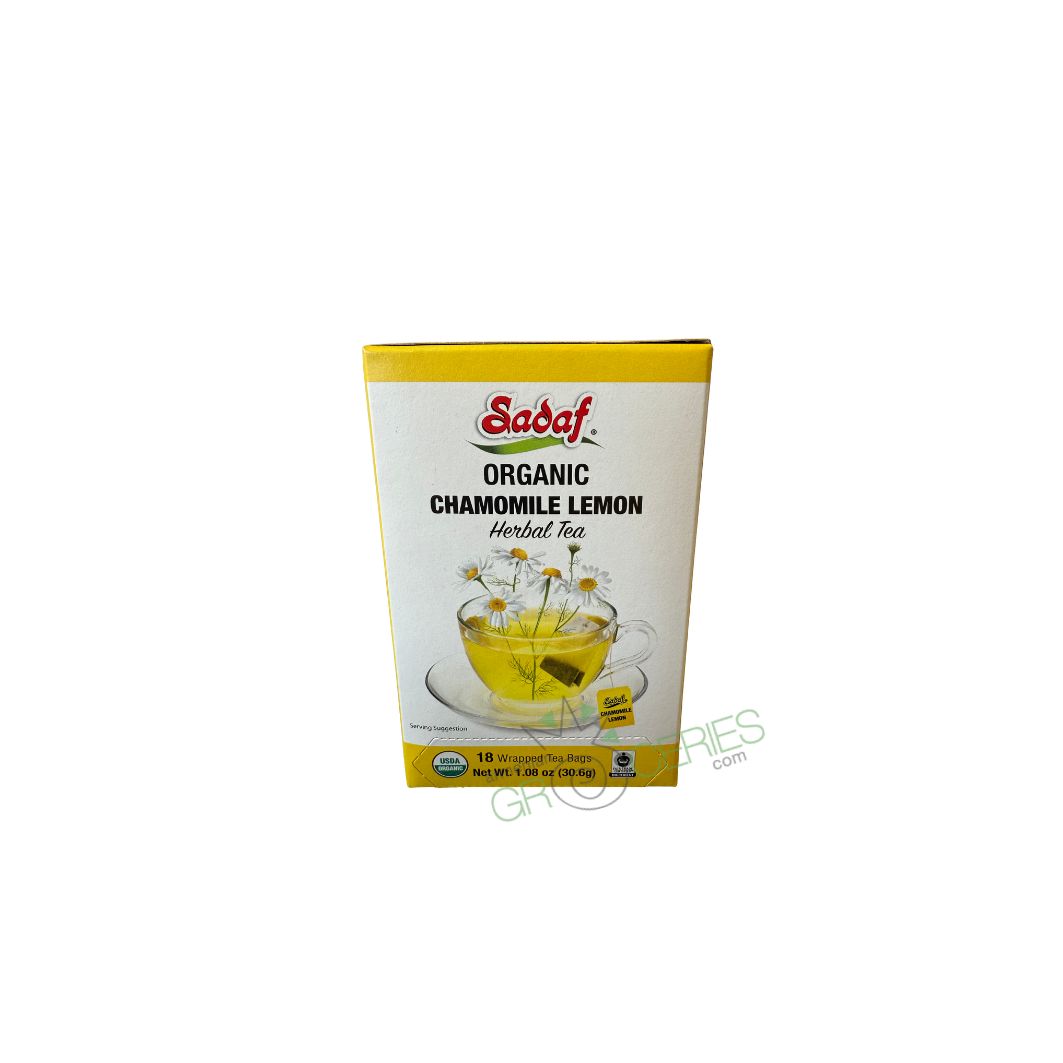 Sadaf Organic Chamomile Lemon Herbal Tea