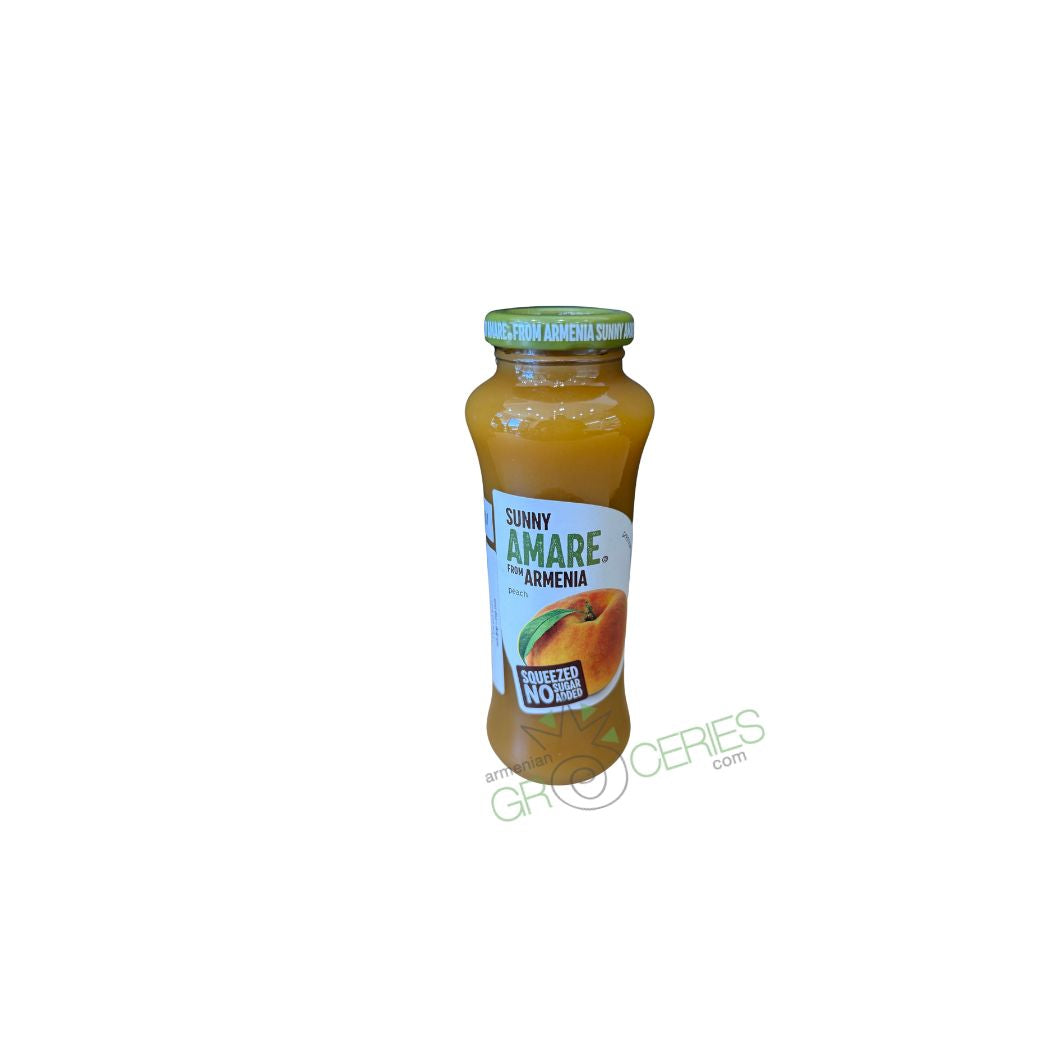 Sunny Amare Peach Juice – From Armenia (No Sugar Added)