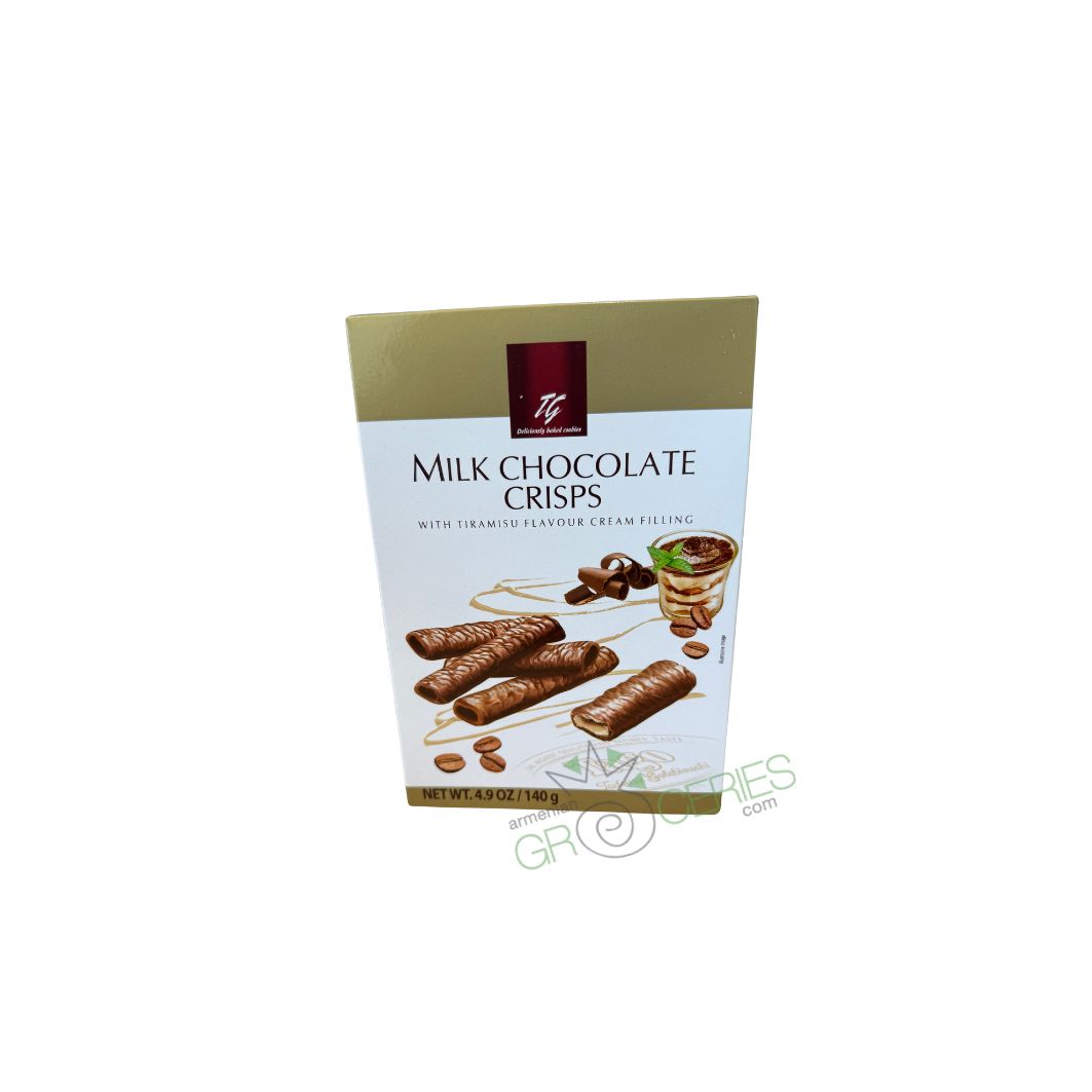 Tago Milk Chocolate Crisps with Tiramisu Flavour Cream Filling